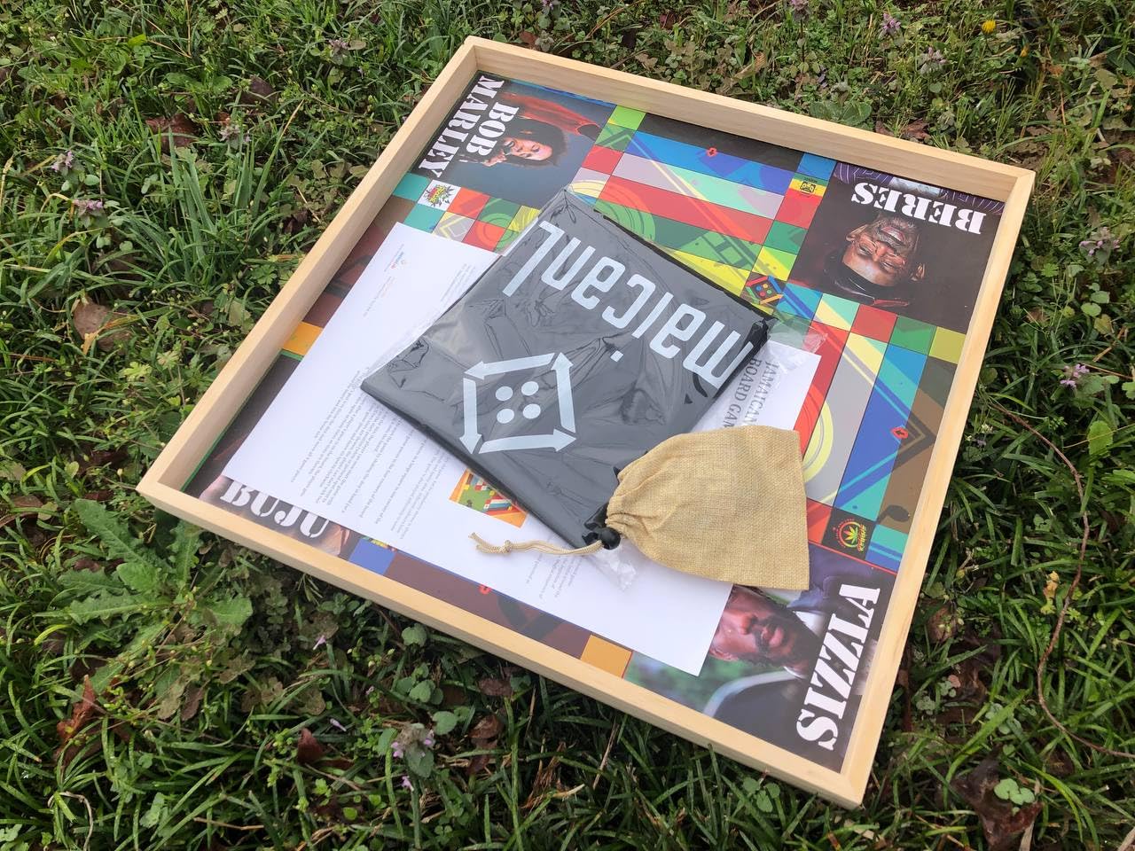 Jamaican Ludo Reggae Legends Edition | Ideal Gift idea | Dad Birthday | Mom Birthday | Grandparents Gift | Outdoor Events | Family Game Night | Board Game Fun Multiplayer