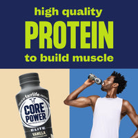 Core Power Fairlife Elite 42g High Protein Milk Shake Bottle, Ready To Drink for Workout Recovery, kosher, Liquid, Vanilla, 14 Fl Oz (Pack of 12)