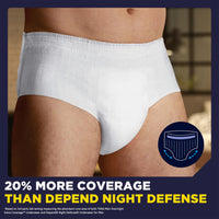 TENA Men Overnight Extra Coverage Underwear S/M 56 ct