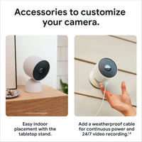 Google Nest Cam Outdoor or Indoor/Battery - 2nd Generation (3 Pack)