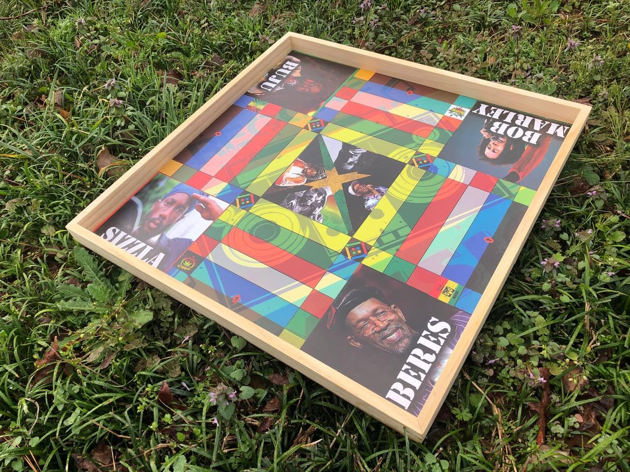 Jamaican Ludo Reggae Legends Edition | Ideal Gift idea | Dad Birthday | Mom Birthday | Grandparents Gift | Outdoor Events | Family Game Night | Board Game Fun Multiplayer