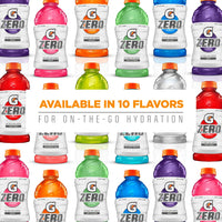 Gatorade Zero Sugar Thirst Quencher, Glacier Cherry Variety Pack, 12 Fl Oz (Pack of 24)