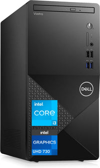 Dell Vostro 3910 Desktop Computer | 12th Gen Intel 4-Core Processor | 16GB DDR4 RAM | 256GB SSD + 1TB HDD | Intel UHD Graphics 730 | WiFi 6 | DVD-RW | Display Port | HDMI | Windows 11 Pro