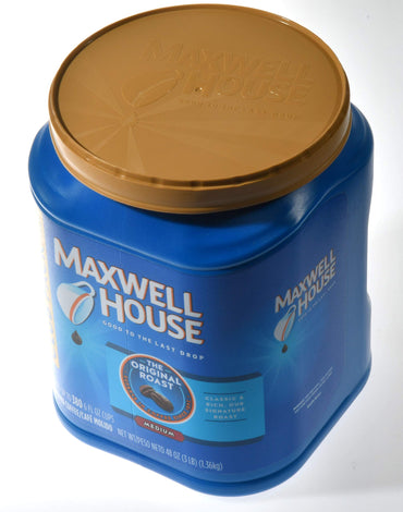 MAXWELL HOUSE The Original Roast Ground Coffee, Medium Classic and Rich Our Signature Club Pack, up to 380, 48 Oz