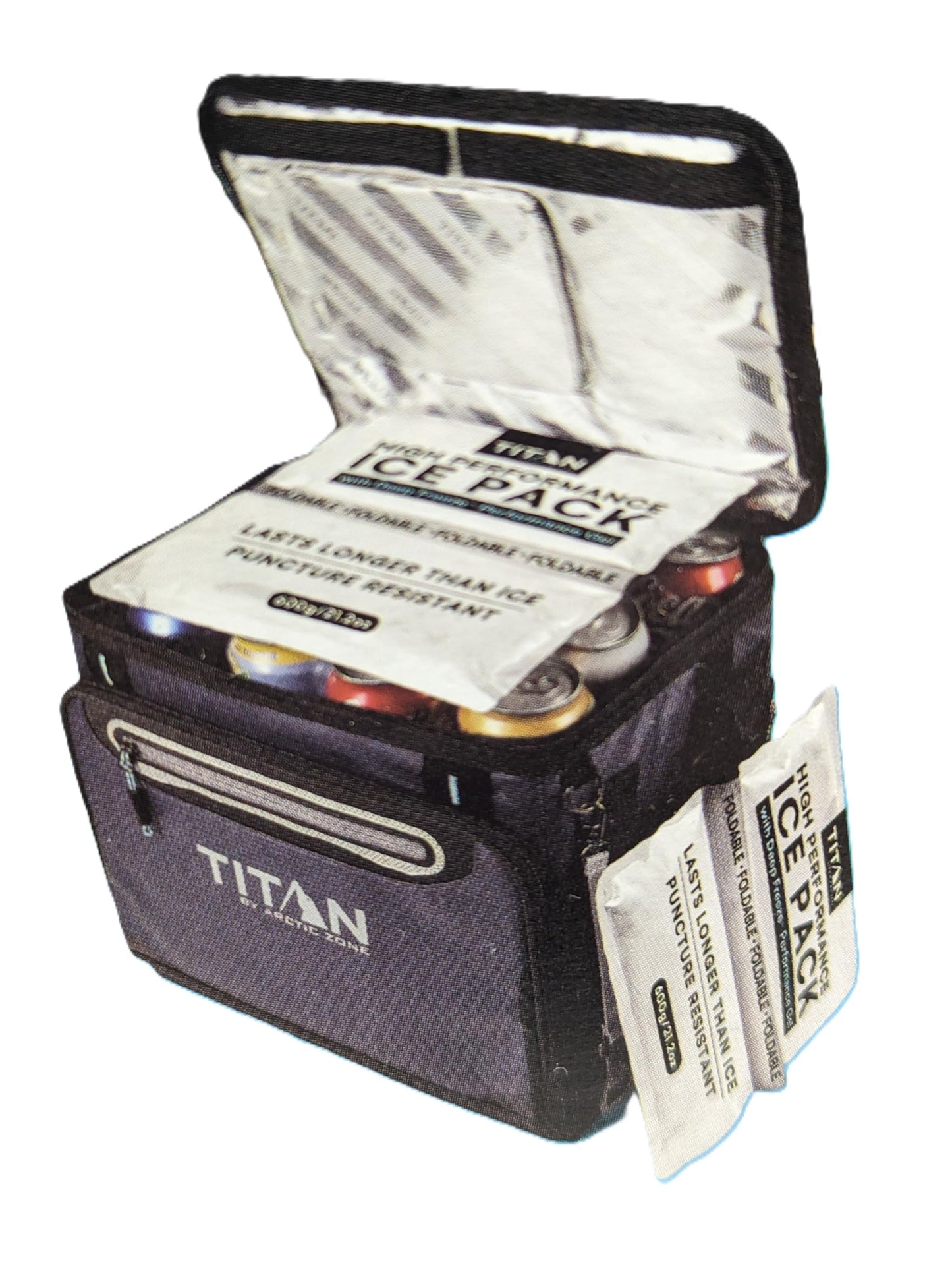 Titan Deep Freeze Combo Pack - High Performance Ice Packs for Long-Lasting Cooling, 4 x 600g & 4 x 250g