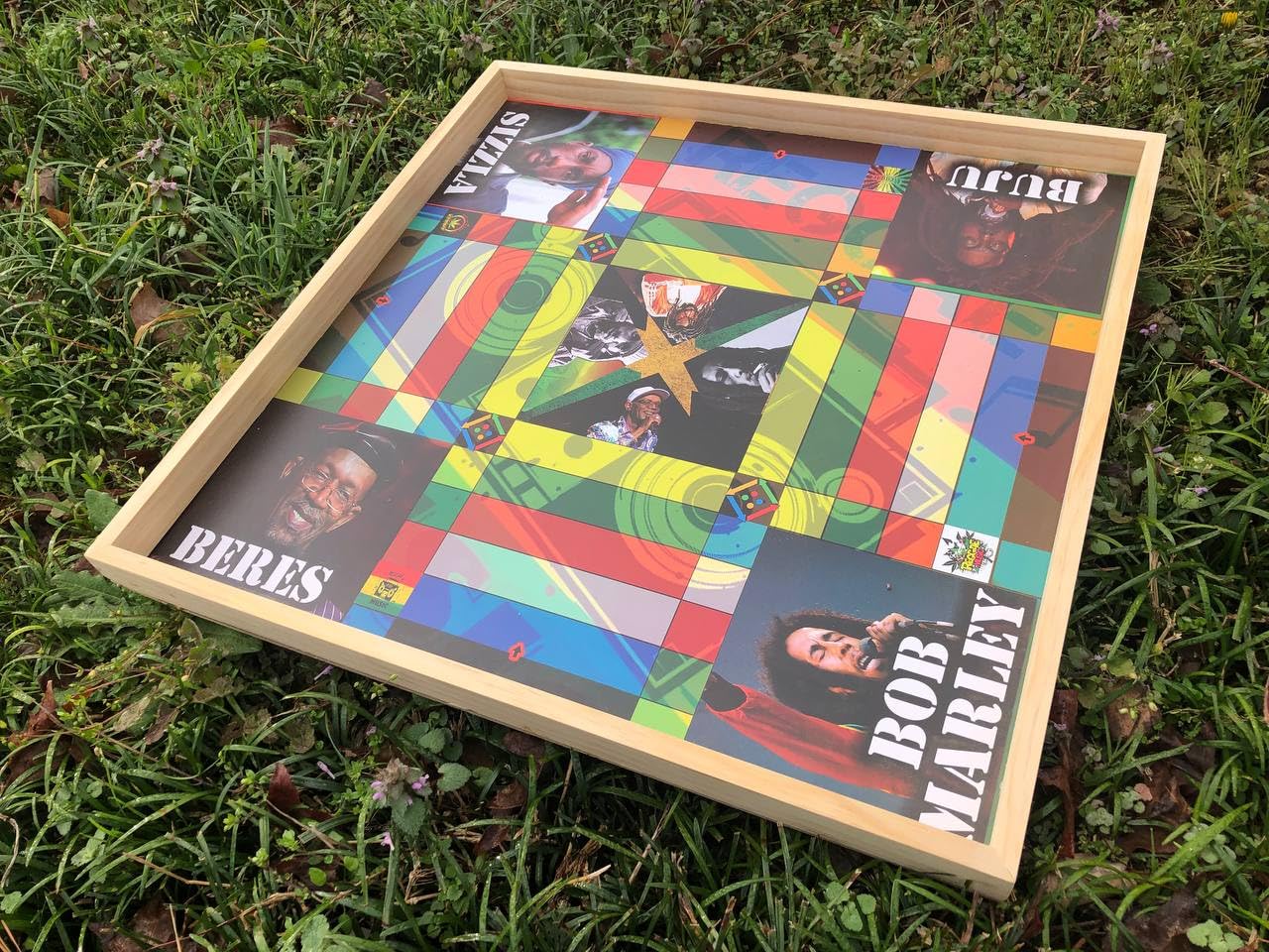 Jamaican Ludo Reggae Legends Edition | Ideal Gift idea | Dad Birthday | Mom Birthday | Grandparents Gift | Outdoor Events | Family Game Night | Board Game Fun Multiplayer