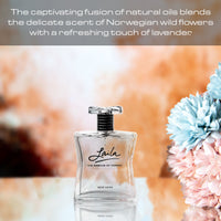 Geir Ness Laila Eau de Parfum Spray - Long Lasting Fresh, Airy and Clean Fragrance for Women - Blend of Fruity and Floral Scent (1.7 oz)