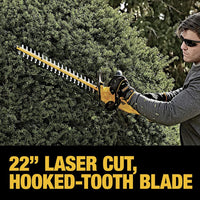 DEWALT 20V* MAX Cordless Hedge Trimmer, 22 Inches, Tool Only (DCHT820B)