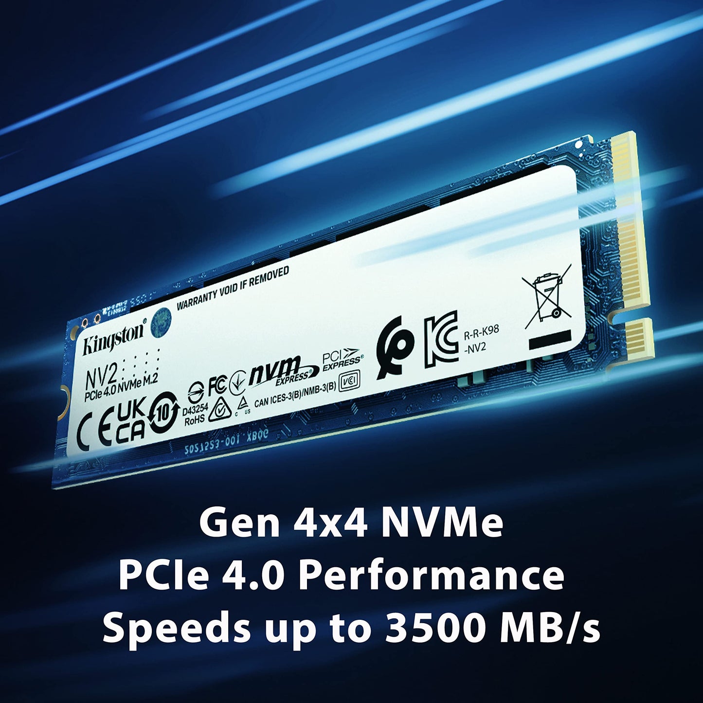 Kingston NV2 1TB M.2 2280 NVMe Internal SSD | PCIe 4.0 Gen 4x4 | Up to 3500 MB/s | SNV2S/1000G