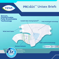 Tena ProSkin Unisex Incontinence Adult Diapers, Maximum Absorbency, Large, 14 ct