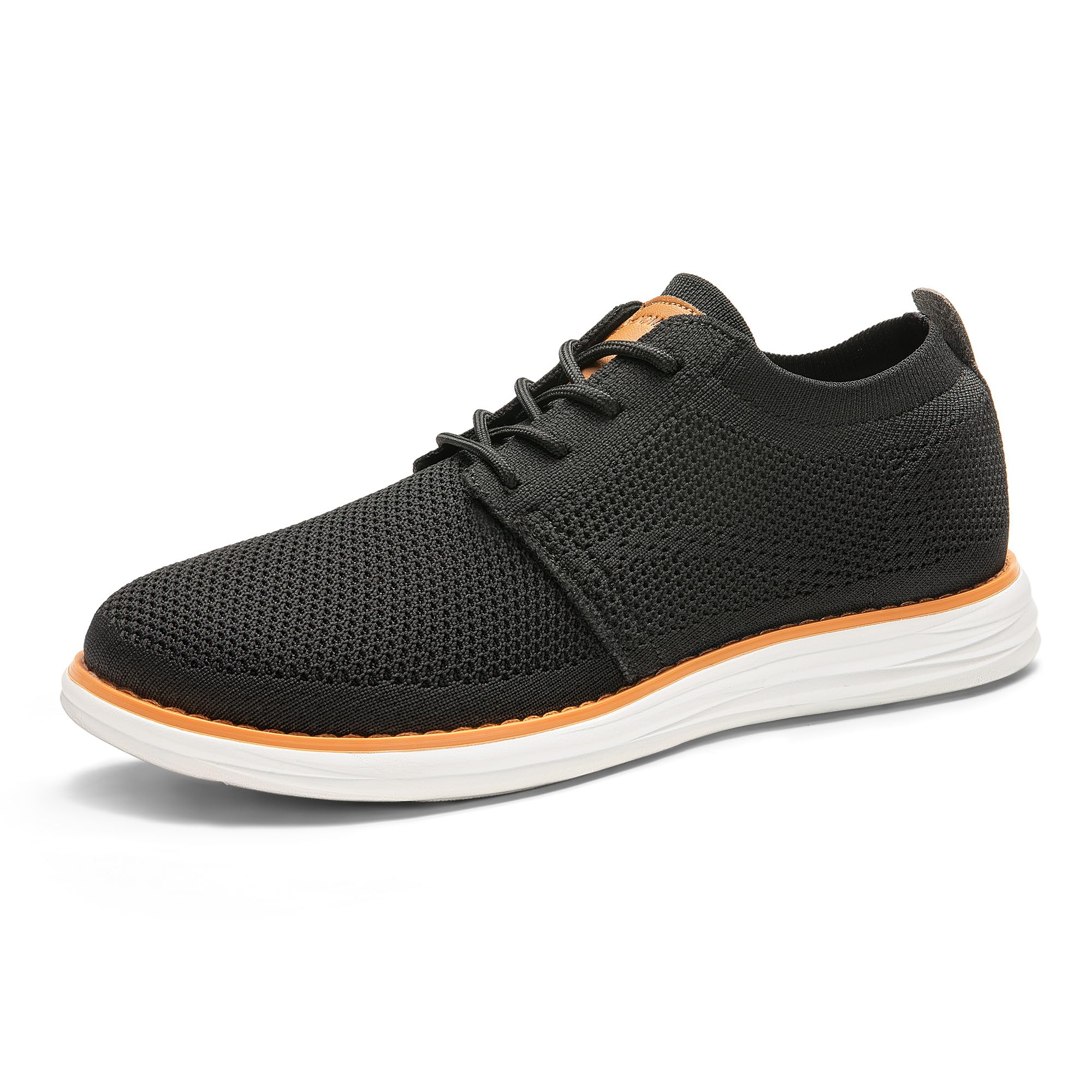 Bruno Marc Mens AirEaseⅠ Mesh Sneakers Oxfords Lace-Up Lightweight Casual Walking Shoes, 1/Black - 10.5(Grand-01)