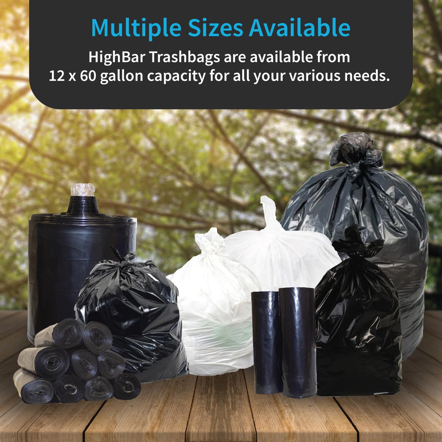 Heavy Duty Contractor Bags, 42 Gallon, 32.75" X 47" - 3 MIL Thick Large Black Industrial Garbage Trashbags for Construction and Commercial use