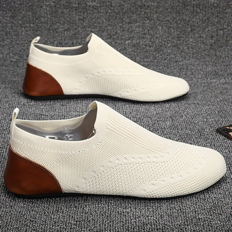 Men's Solid Color Slip On Loafer Shoes, Comfy Non Slip Casual Durable Walking Shoes, Men's Footwear, Boat Shoe, Sneakers, Dress, Size