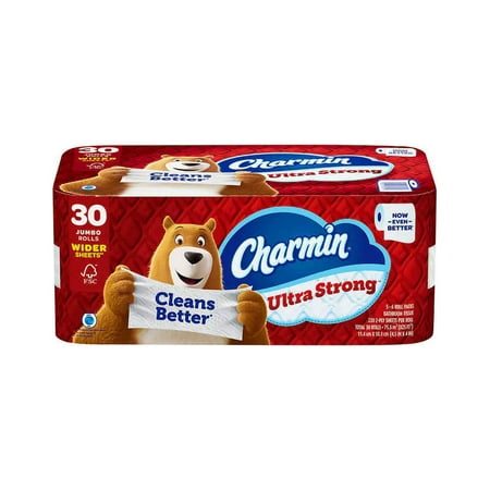 Charmin Ultra Strong Bath Tissue 2-Ply 220 Sheets 30 Rolls