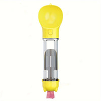 3 In 1 Portable Dog Water Bottle, Multifunctional Leak-Proof Pet Water Bottles With Food Container And Litter Shovel Design For Walking And Travel