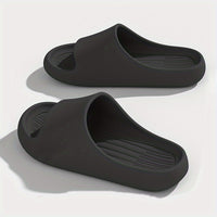 Mens Oversized Slippers - Ultra-Comfort Pillow Sole, Quik-Dry Eva, Odor-Eliminating - Versatile Beach to Home, Non-Slip Sandals