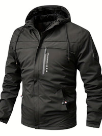 Men's Warm Fleece Casual Winter Hooded Jacket Coat For Outdoor Activities