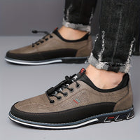 PLUS SIZE Non Slip Men's Casual Shoes With Adjustable Buckle, Comfy Soft Sole For Outdoor Activities
