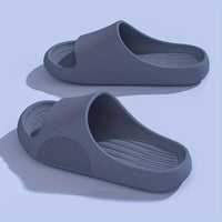 Mens Oversized Slippers - Ultra-Comfort Pillow Sole, Quik-Dry Eva, Odor-Eliminating - Versatile Beach to Home, Non-Slip Sandals