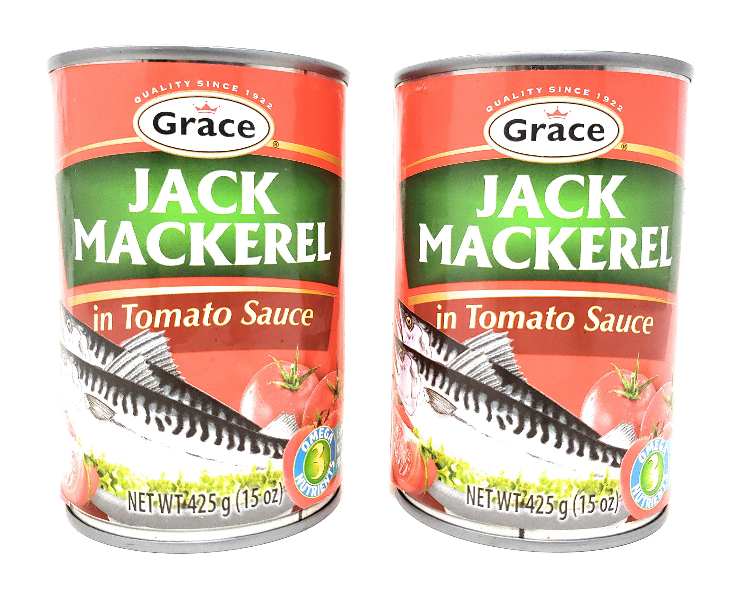 Grace Jack Mackerel in Tomato Sauce (2 Pack, Total of 850g)
