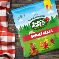 Black Forest Gummy Bears Candy, 6 Pound Bulk Bag