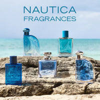 Nautica Pure Blue Eau de Toilette, Fougere Aromatic Marine Fragrance, Vegan Formula, Long-Lasting Scent, 1.6oz