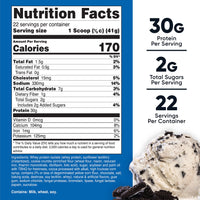 Nutricost Whey Protein Isolate (Cookies N Cream, 2 Pounds)