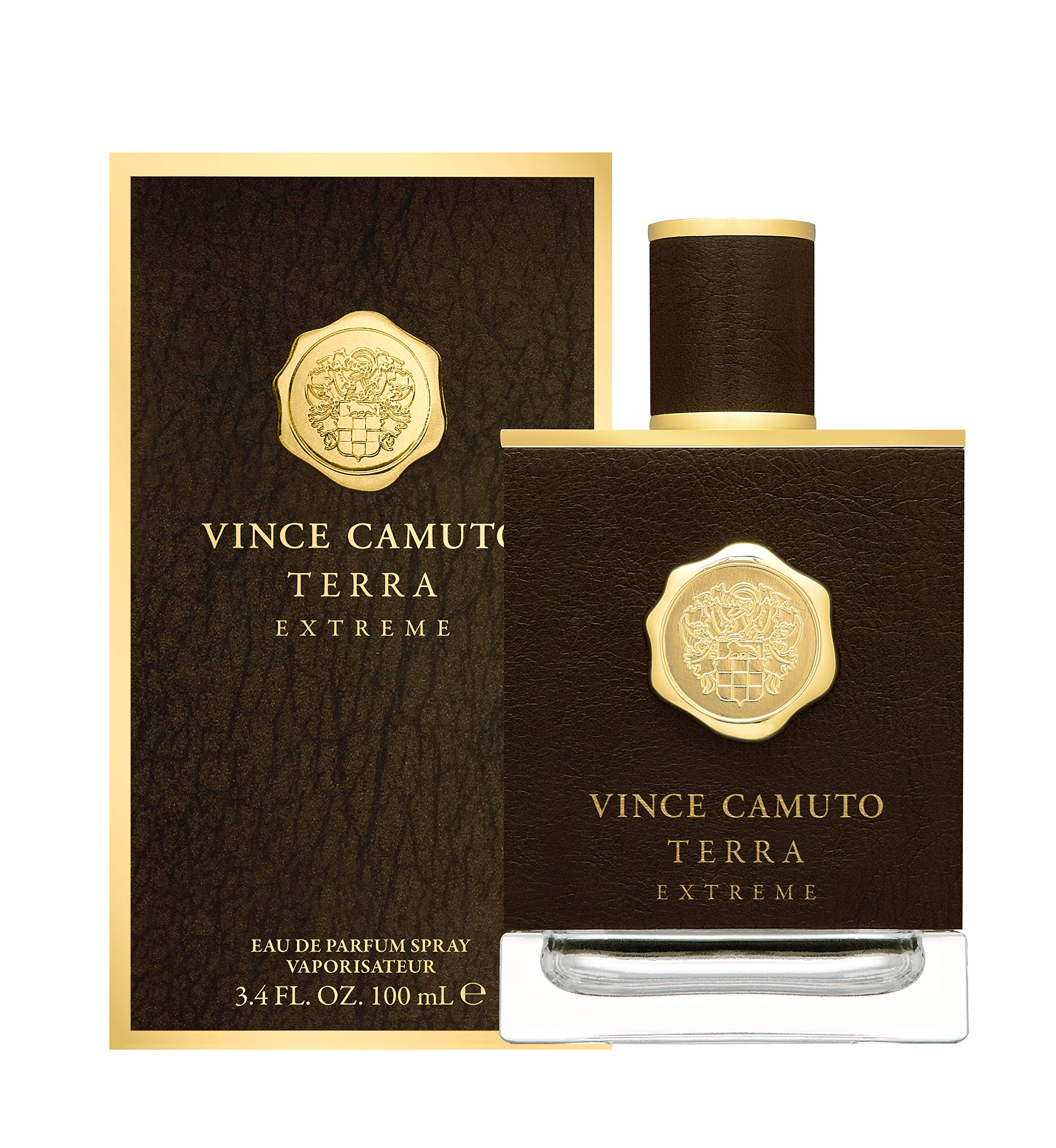 Vince Camuto Terra Extreme Eau de Parfum Spray Cologne for Men, 3.4 Fl Oz