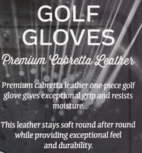 Kirkland Signature Golf Gloves Premium Cabretta Leather, Large (4 Count)