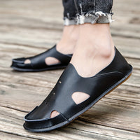 Men's Sandals, Durable Non Slip Outdoor Hiking Trekking Sandals, Comfy Beach Shoes, Spring And Summer