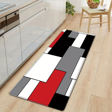 2pcs/set Chic & Comfy Kitchen Mats - Easy-Clean, Anti-Fatigue Design, Durable Entryway Rugs – Ideal for Home Spring Decor, Laundry & Shower Spaces