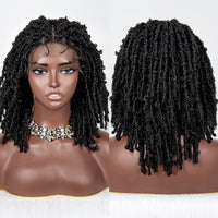 Heat Resistant Butterfly Locs Crochet Wig for Women - Soft and Stylish Synthetic Hair Braids
