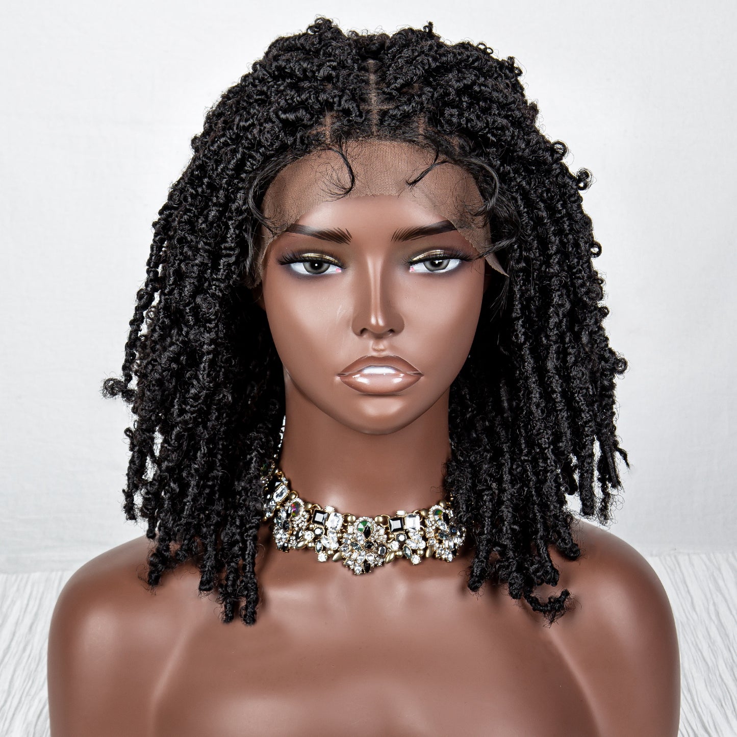 Heat Resistant Butterfly Locs Crochet Wig for Women - Soft and Stylish Synthetic Hair Braids