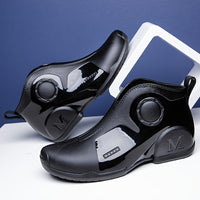 New Men's Trendy Rain Boots Wear-resistant Waterproof Non-slip Rain Shoes For Outdoor Working Fishing