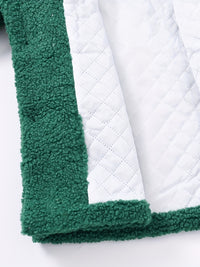 JOMAKE Girls' Winter Coat - Pastel Pink & Ombre Jacket with Button Front Closure, Soft Fleece-Lined Lapel Collar, Non-Stretchy Fabric for Everyday & Formal Events, Long Sleeve Casual Outerwear for School, Travel - Cute Korean