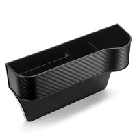 [Car Seat Organizer] Lightweight ABS Car Seat Gap Organizer with Cup Holder | Console Side Pockets Storage Box for Enhanced Organization, Car Storage