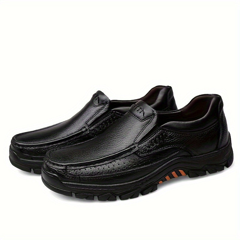 Comfortable Men's Loafers - Lightweight, Breathable, Slip-On Design for Business, Office, Spring, Summer, Autumn - Ideal for Middle-Aged Men's Footwear with Easy Walking Experience