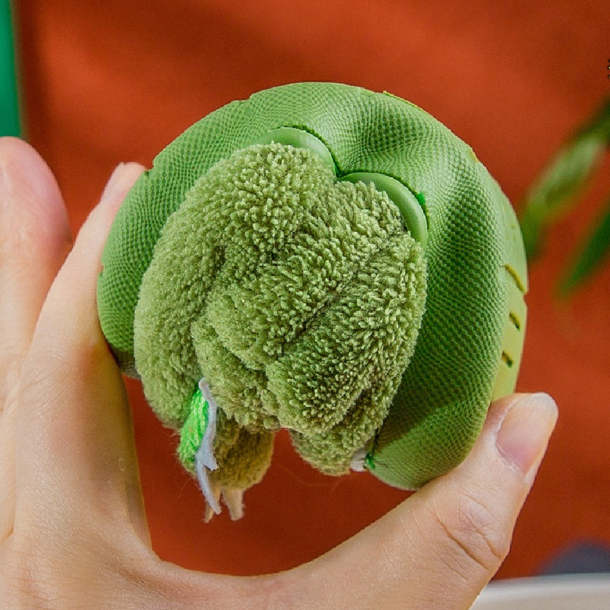 Boys' Dinosaur Slippers with Plush TPR Sole & Alligator/Crocodile Teeth - Warm Winter Indoor/Outdoor, Green & White Low-Top Easy Slip-On for, Cute Dino Footwear for Bedtime & Play