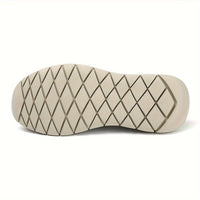 Men's Solid Color Breathable Slip On Canvas Shoes, Comfy Non Slip EVA Sole Durable Walking Shoes, Men's Footwear
