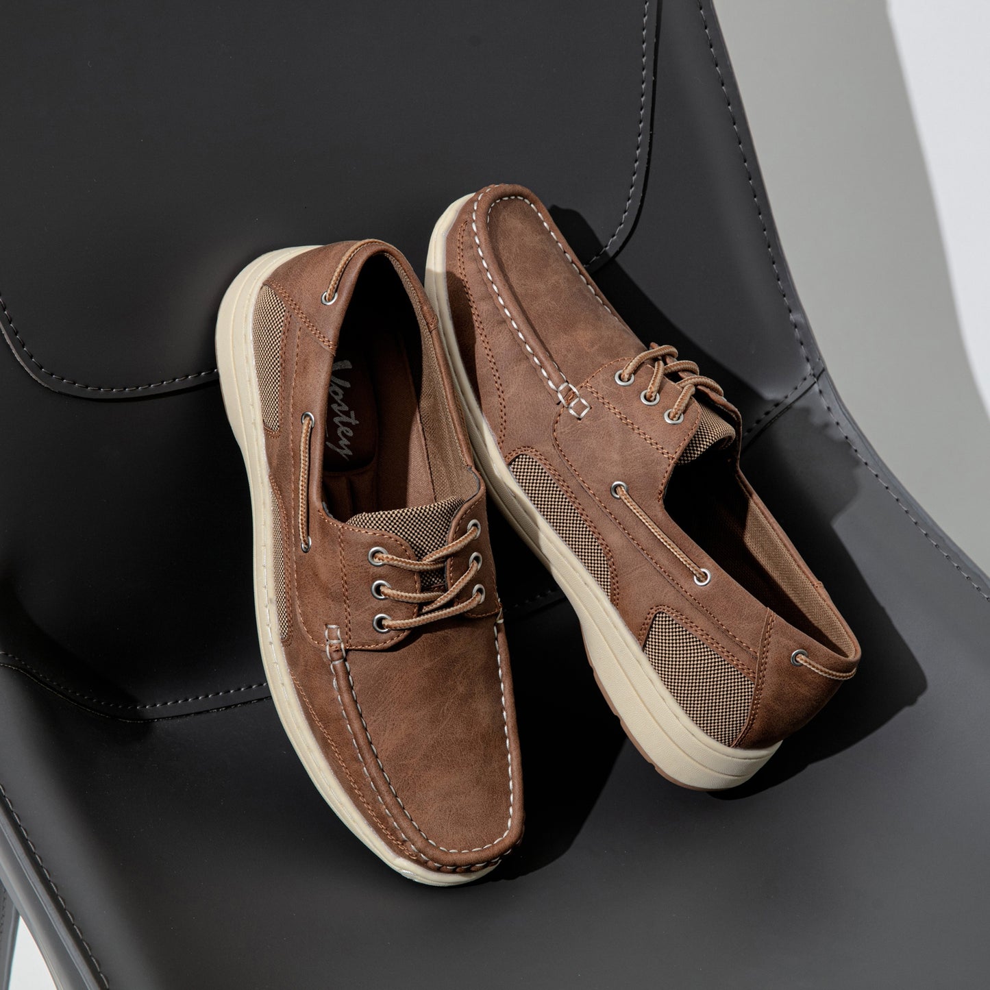 Men's Solid Colour Loafer Shoes, Comfy Non Slip Rubber Sole Casual Durable Dress Shoes, Men's Footwear