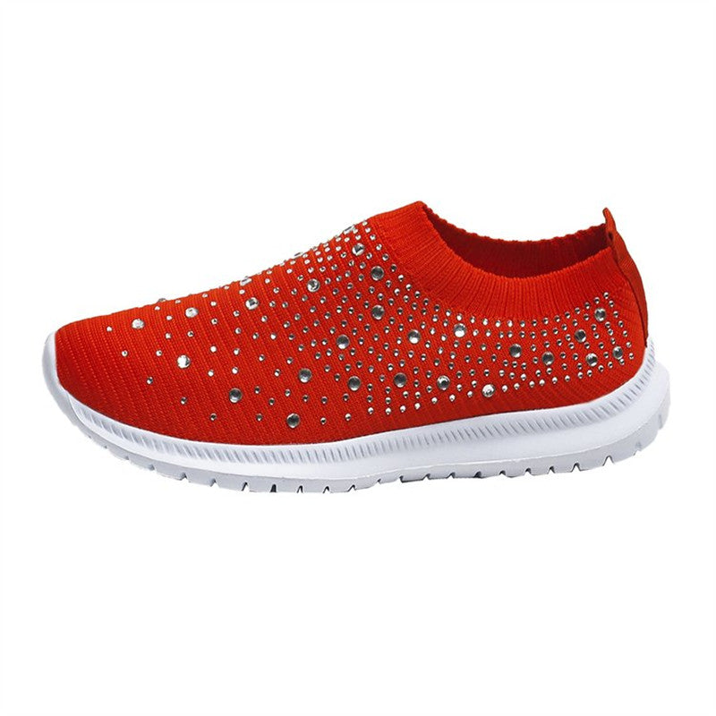 [Breathable Sneakers] Lightweight Breathable Women's Colorblock Mesh Platform Sneakers | Low Top Lace Up Shoes