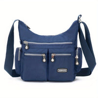 [Lightweight Square Bag] Lightweight Multi-Pocket Square Bag | Unisex Messenger Bag for Men and Women, Travel Shoulder Crossbody Bag