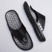 Men's Summer Rome Flip Flop Beach Sandals Comfortable T-Strap Open Toe Slipper Men Slippers