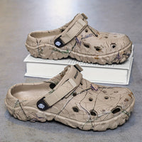 Men's Trendy Hollow Out Breathable Clogs, Comfy Non Slip Durable Soft Sole EVA Slippers For Men's Outdoor Activities, Men's Footwear