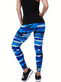 [Floral Leggings] High Waist Floral Printed Women's Leggings | Casual Sweatpants Pants