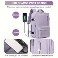 Large Capacity Multifunctional Leisure Backpack for Travel, with Dry Wet Separation Layer and Independent Shoe Compartment, and Anti-Theft Zipper Pocket, Lightweight and Portable, Suitable for Trave