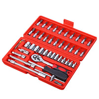 Key KIT 46 PC Socket Wrench Set Ferments Box