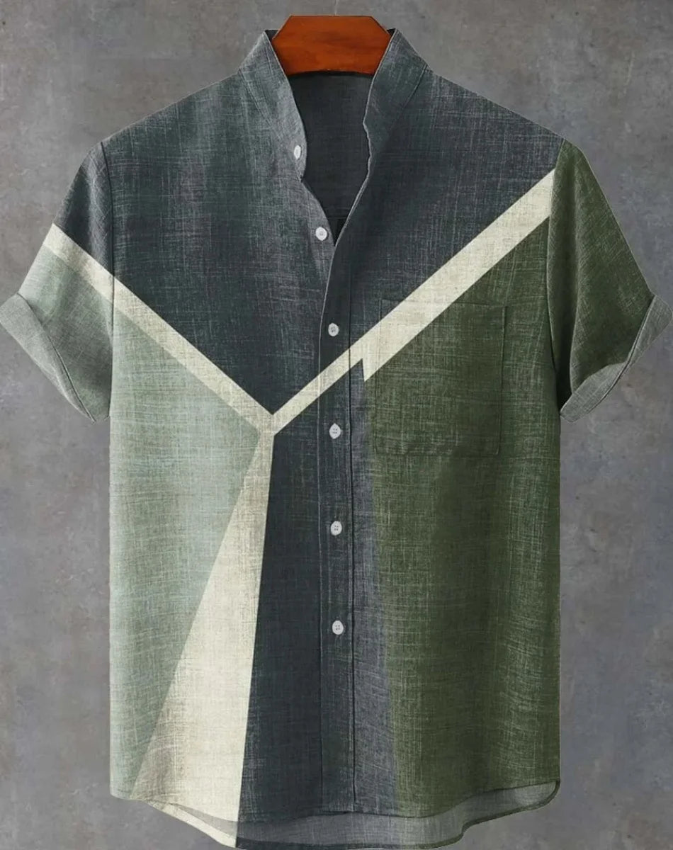 Men's Hawaiian Shirt Casual Short Sleeve Top Loose Clothing Fashion Vintage 3D Printed Summer Shirt Fast Shipping
