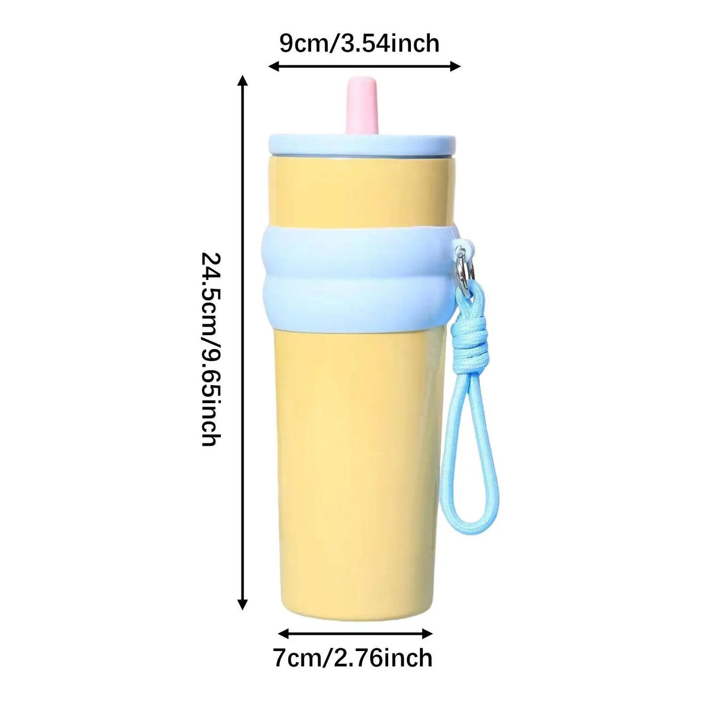 710ML Thermal Insulated Cup 316 Stainless Steel Water Cup Easy to Use Travel Coffee Mug Reusable Practical Travel Mug Cup