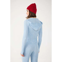 Hooded Cardigan with Zipper